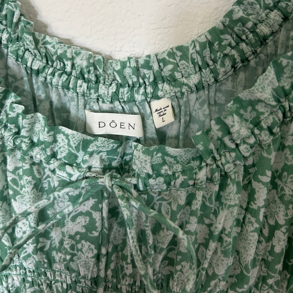 Doen Emmaretta Midi Dress Peridot Tea Floral - Picture 6 of 9